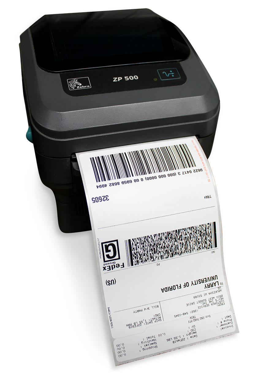 Direct thermal label printer